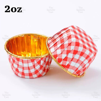 50pcs Colorful Foil Cupcake Liner Paper Cups Baking Muffin Liner