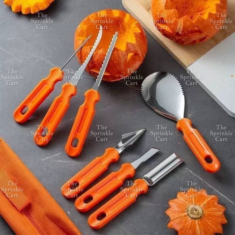 Stainless Steel Pumpkin Fruit Vegetable Carving Tool Set TSC
