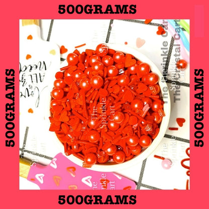 500grams Christmas Valentines Halloween Themed Edible Sprinkles Dragees Cake Decoration