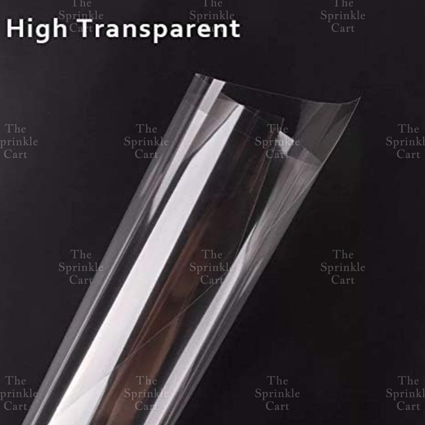Transparent Plain Cellophane DIY Cello Food Wrapper Packaging TSC