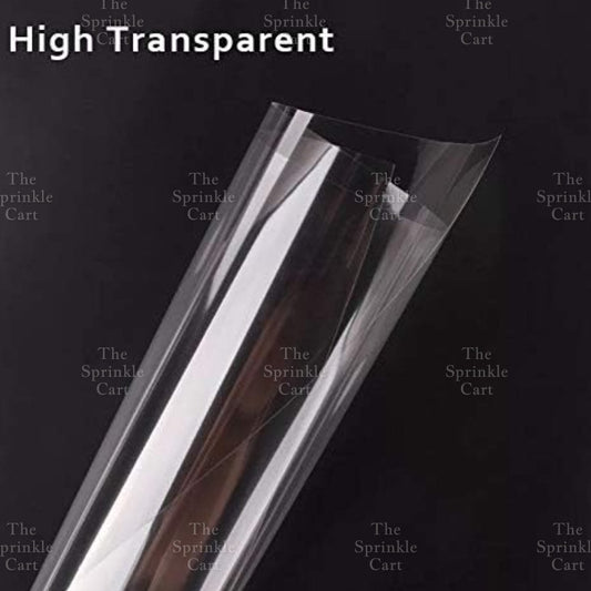 Transparent Plain Cellophane DIY Cello Food Wrapper Packaging TSC