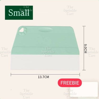 Soft Scraper Fine Edge Straight Cake Smoother and Trowel Baking Tool