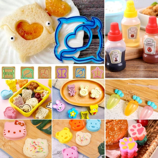 Bread Cutter Molder DIY Children Cartoon Sandwich Cutting Toast Mold Sauce Bottle TSC