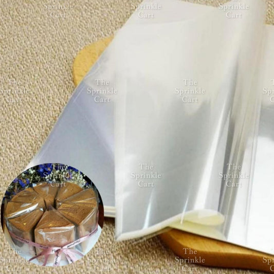 Transparent Plain Cellophane DIY Cello Food Wrapper Packaging TSC