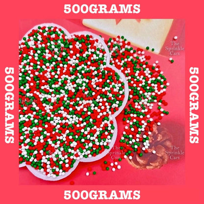 500grams Christmas Valentines Halloween Themed Edible Sprinkles Dragees Cake Decoration