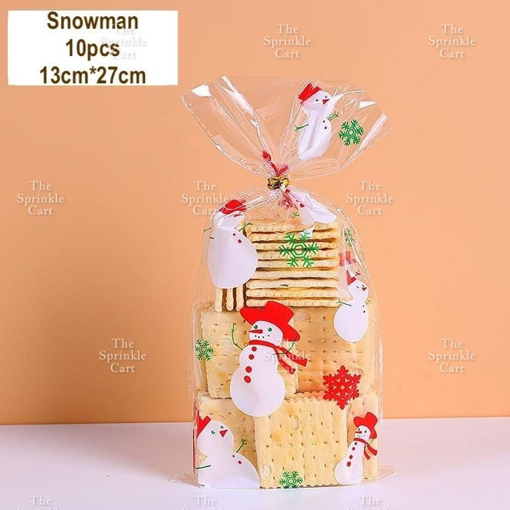 Christmas Theme Resealable OPP and Loot Bag Goodies Packaging TSC