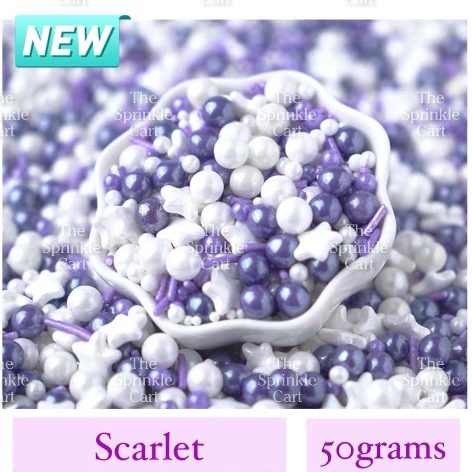 Edible Sprinkles Dragees Pearl Cake Decoration Sprinkle 50grams Confetti