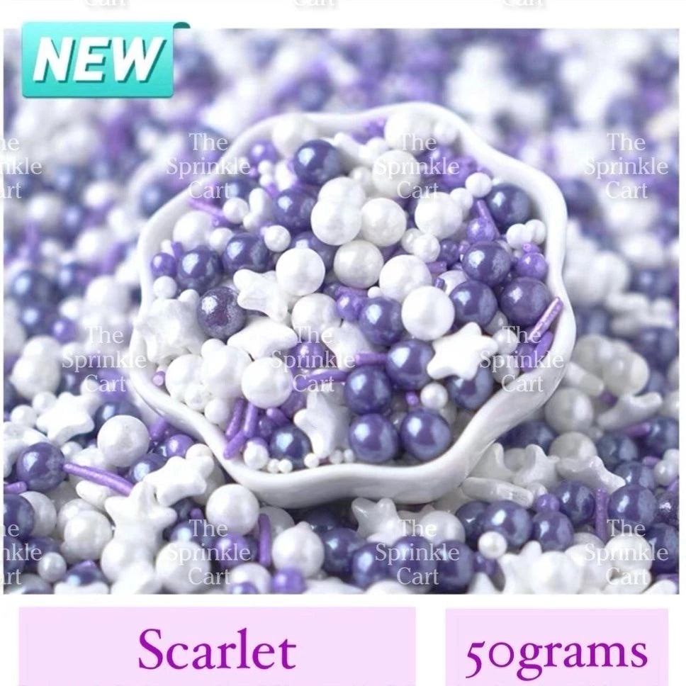 Edible Sprinkles Dragees Pearl Cake Decoration Sprinkle 50grams Confetti