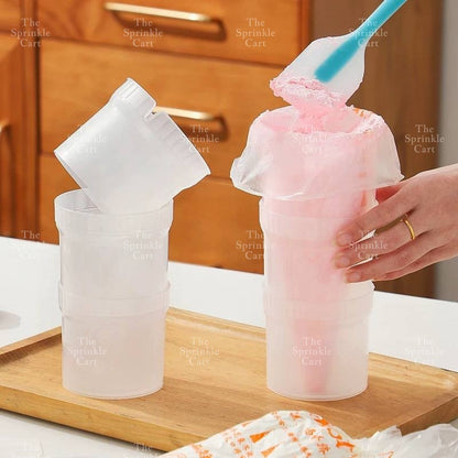 100/50pcs Disposable Pastry Piping Bag and Accessories TSC