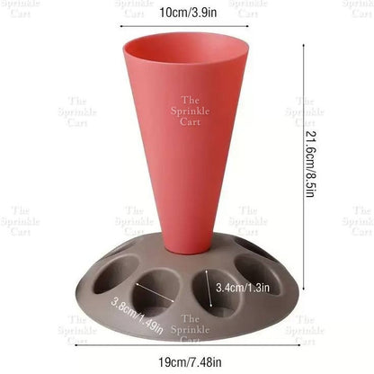 Pastry Bag Holder Icing Bag Stand Decorating Bag Holder Piping Bag Shelf Organized