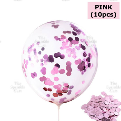 10pcs Metallic Confetti Balloon for DIY Party Decoration TSC