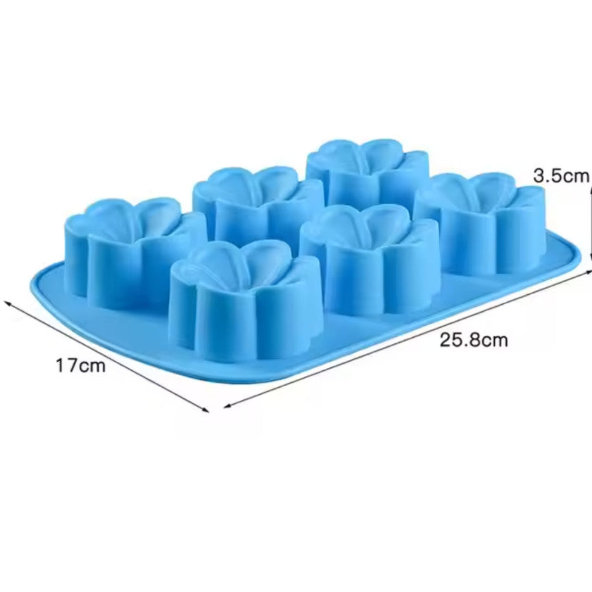 Flower Theme Silicone  Chocolate Fondant Molder Resin Cake Jelly Baking Supply Decoration