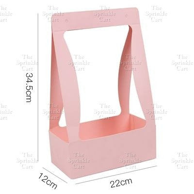 1pc Flower Basket Paper Holder for Floral Arrangement DIY Gift Bouquet TSC