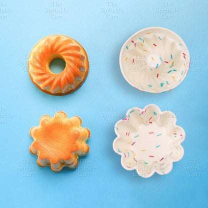 Cute Sprinkle Design Silicone Molder Non-stick Cake Muffin Baking Mold TSC