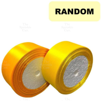 4cm Plain Satin Ribbon Gift Roll Packaging DIY Birthday Party Decoration TSC