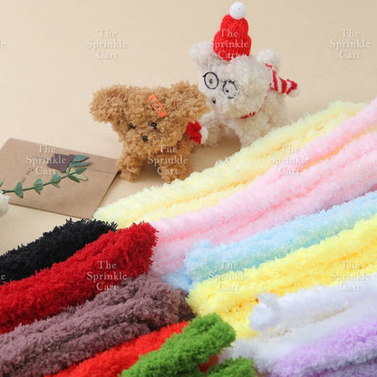 15mm Coral Velvet Twist Stick Plush Strip for DIY TSC