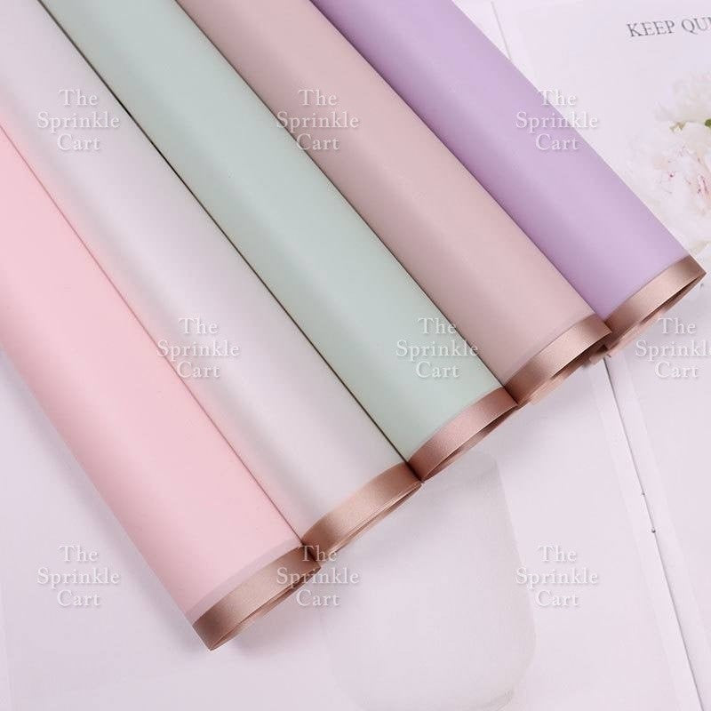 20pcs Edge Film Bouquet Wrapper TSC