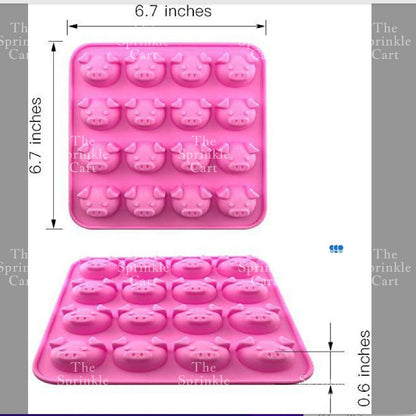Gummy Bear Sea Animal Pig Mini Molder Chocolate Mould Silicone
