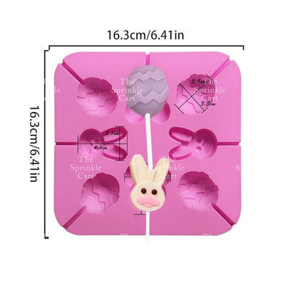 Easter Egg Bunny theme Silicone Mould Fondant Chocolate Cake Crafting Jelly Bakeware Tool TSC