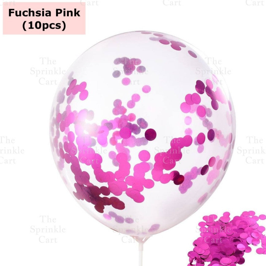 10pcs Metallic Confetti Balloon for DIY Party Decoration TSC