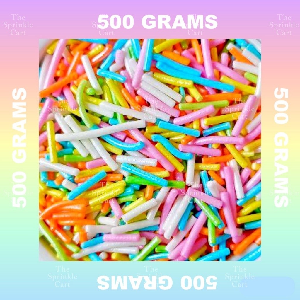 500g Edible Confetti Vermicelli Candy Sprinkles Dragees TSC