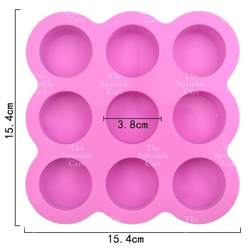 Silicone Round Cavity Biscuit Chocolate Mold Dessert for Baking Molder TSC