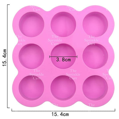 Silicone Round Cavity Biscuit Chocolate Mold Dessert for Baking Molder TSC