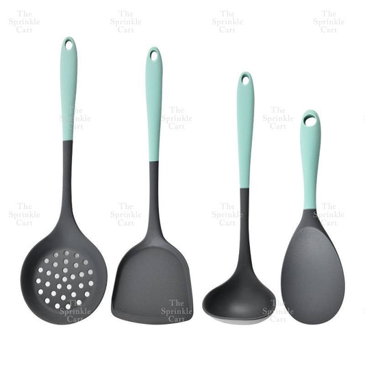 Long Handle Non-Stick Silicone Kitchen Tool TSC