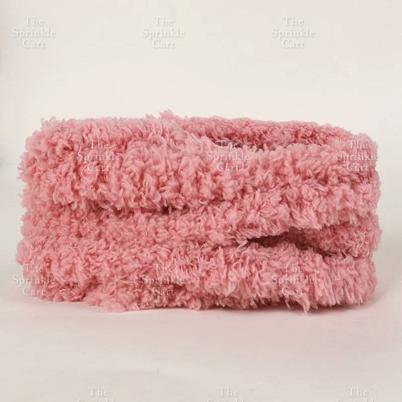 15mm Coral Velvet Twist Stick Plush Strip for DIY TSC