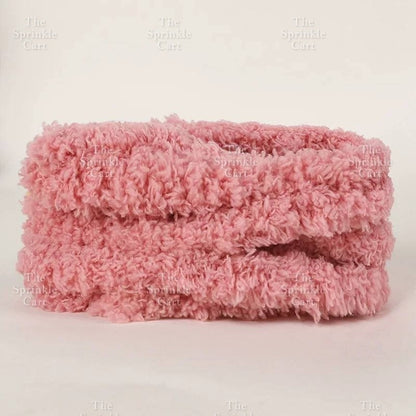 15mm Coral Velvet Twist Stick Plush Strip for DIY TSC