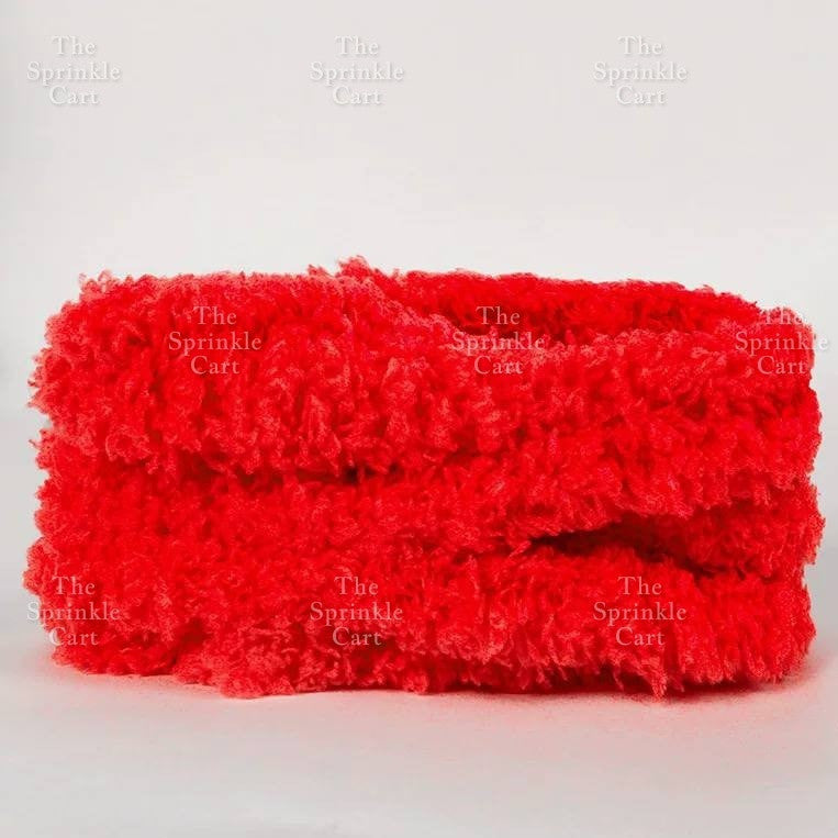 15mm Coral Velvet Twist Stick Plush Strip for DIY TSC