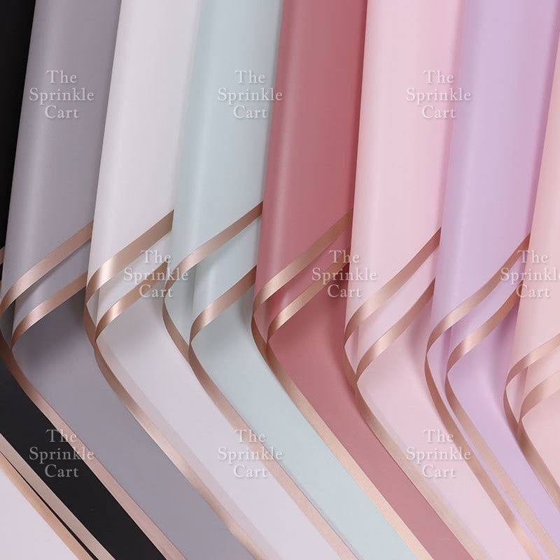 20pcs Edge Film Bouquet Wrapper TSC