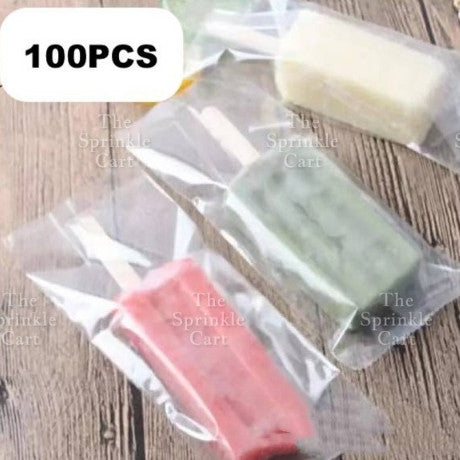 Transparent Popsicle OPP Cakesicle Boxes Gift Plastic Box Ice Cream Graham Bar packaging TSC