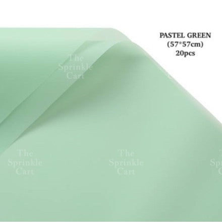 Translucent Matte Flower Bouquet Wrapper TSC