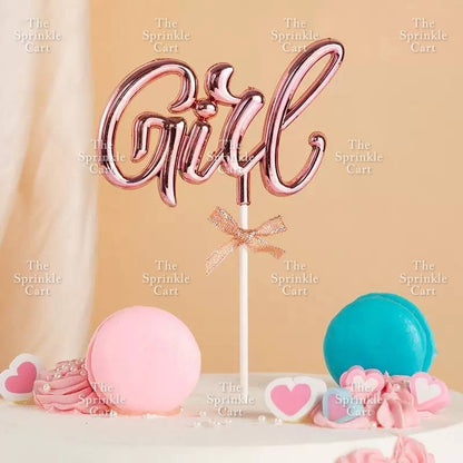 3D Happy Birthday with Bow Cake Topper Birthday Party Decoration TSC
