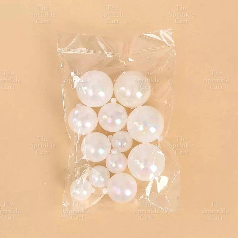 Balls Cake Topper Gold Silver White Pink Blue Yellow Decoration Birthday Swirl Ball Spiral Ball