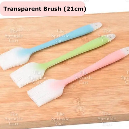 1-pc Non-Stick Random Color Silicone Spatula and Brush for Baking Cooking Heat Resistant