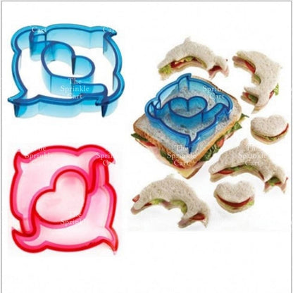 Bread Cutter Molder DIY Children Cartoon Sandwich Cutting Toast Mold Sauce Bottle TSC