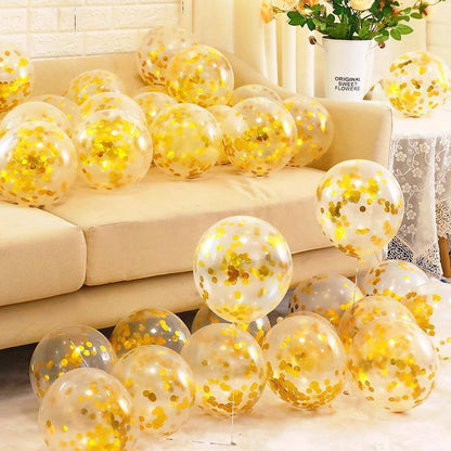 10pcs Metallic Confetti Balloon for DIY Party Decoration TSC