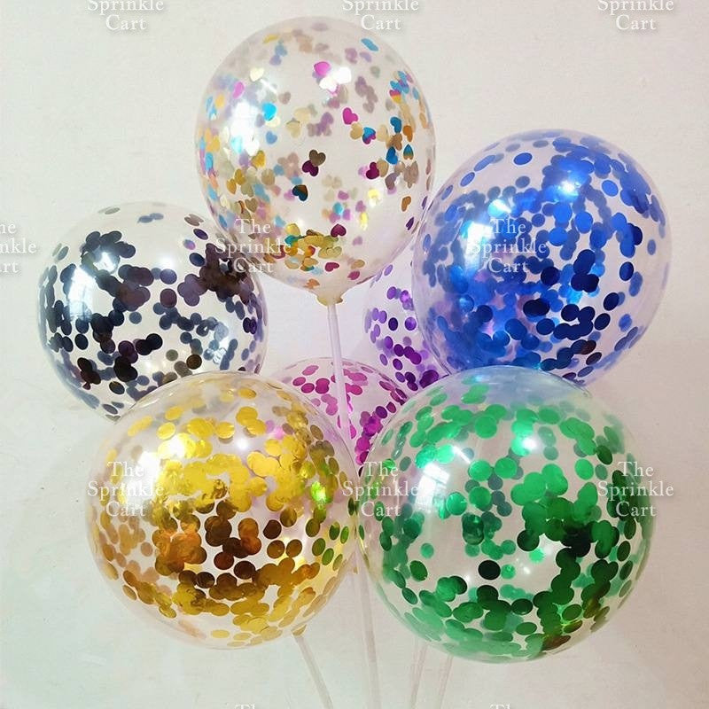 10pcs Metallic Confetti Balloon for DIY Party Decoration TSC