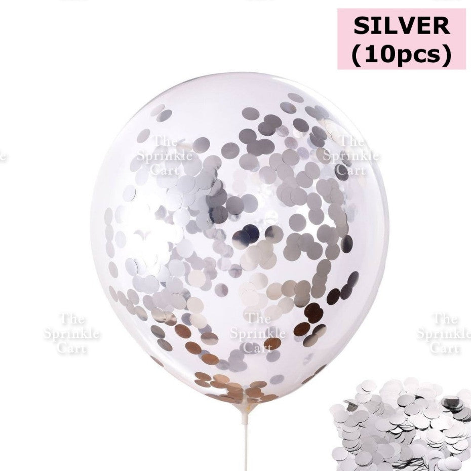 10pcs Metallic Confetti Balloon for DIY Party Decoration TSC