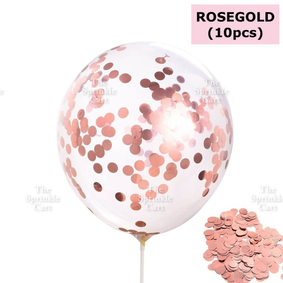 10pcs Metallic Confetti Balloon for DIY Party Decoration TSC