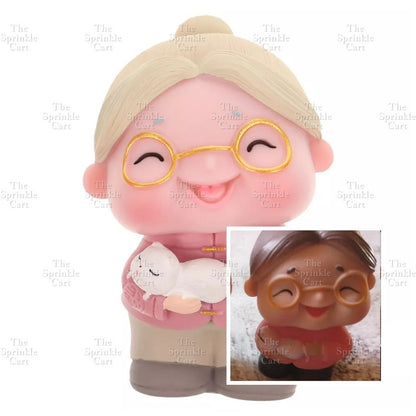 Mini Toys Cake Topper Ballerina/Fairy/Bear Balloon/Angel Toys/Grandma Grandpa/Baby Girl Baby Boy TSC