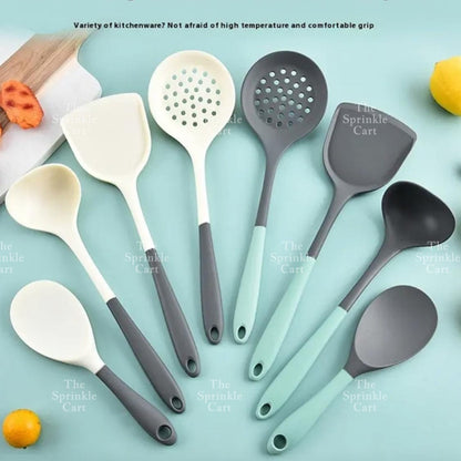 Long Handle Non-Stick Silicone Kitchen Tool TSC