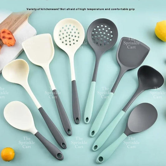 Long Handle Non-Stick Silicone Kitchen Tool TSC