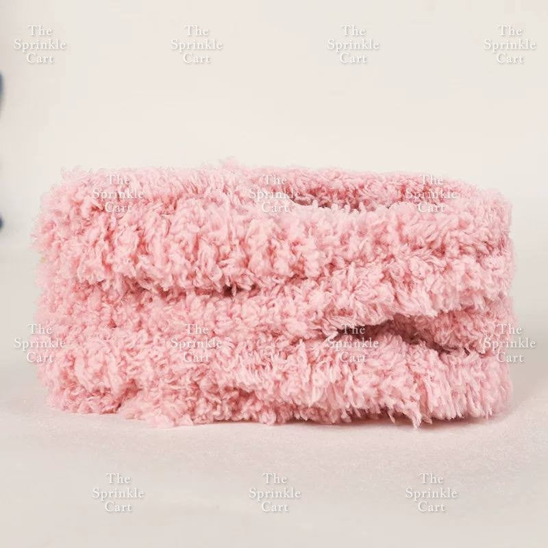 15mm Coral Velvet Twist Stick Plush Strip for DIY TSC