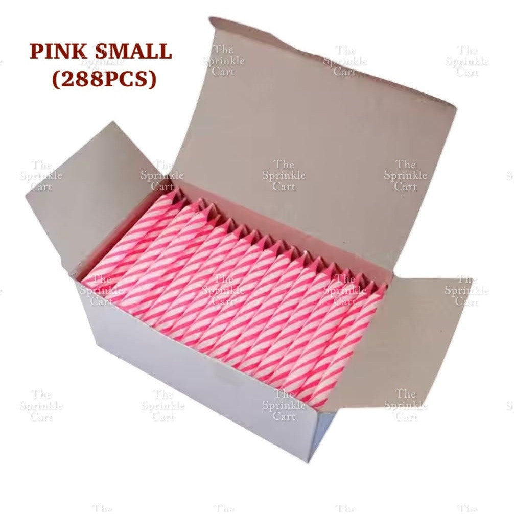 Set Birthday Candle Spiral Candle Assorted Color Box