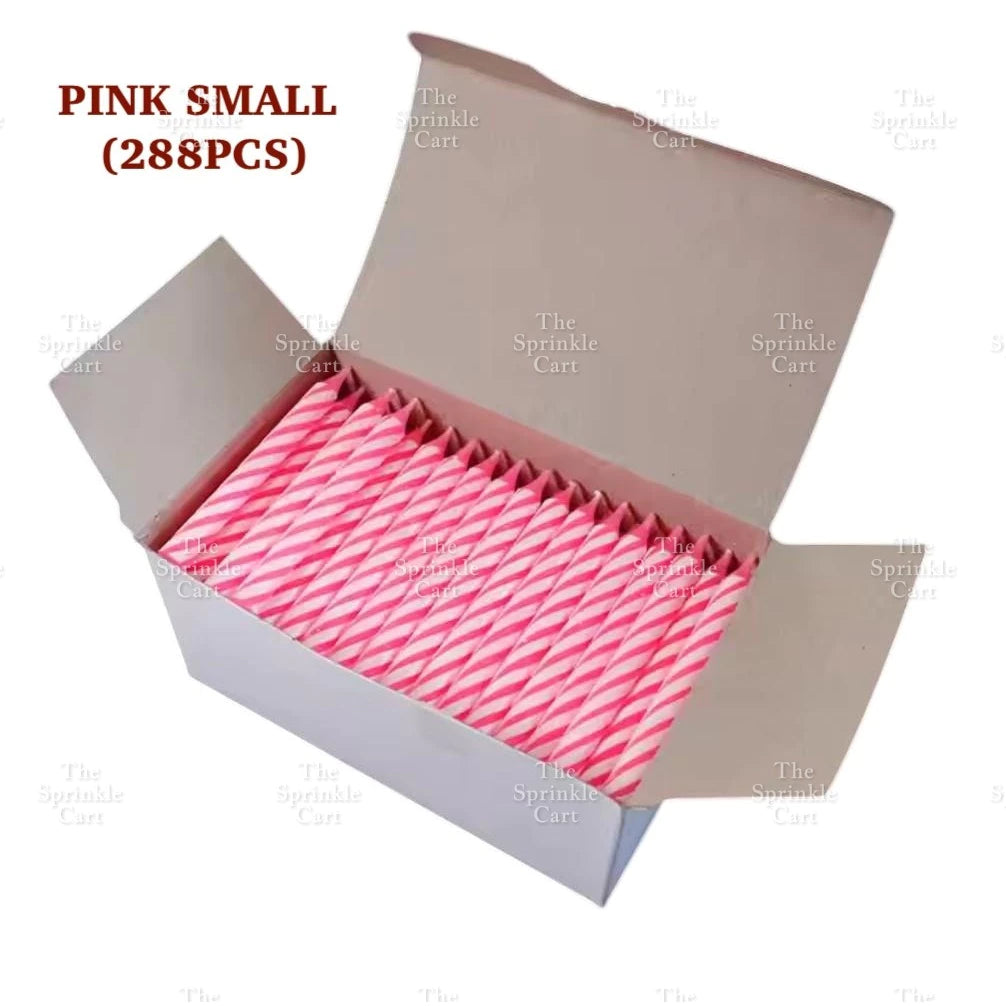 Set Birthday Candle Spiral Candle Assorted Color Box