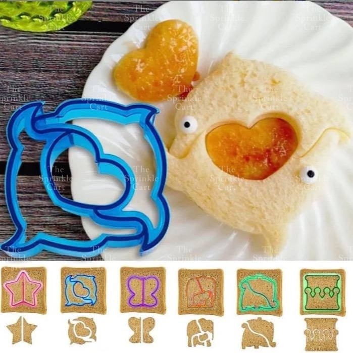 Bread Cutter Molder DIY Children Cartoon Sandwich Cutting Toast Mold Sauce Bottle TSC
