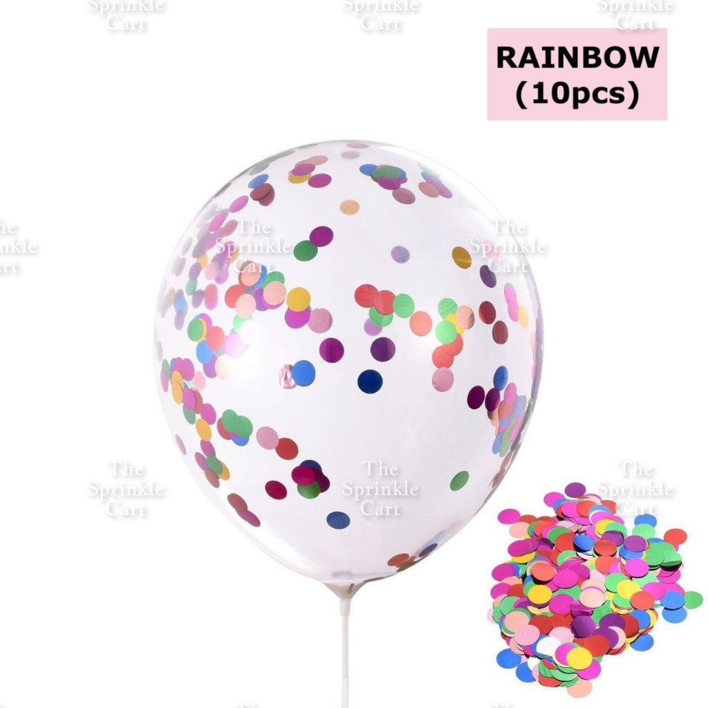10pcs Metallic Confetti Balloon for DIY Party Decoration TSC